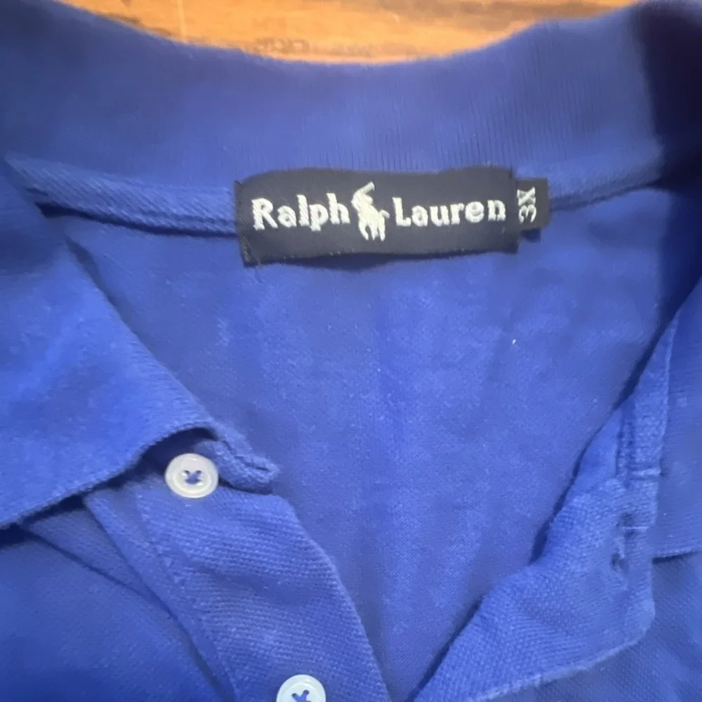 Ralph Lauren Men's Shirt Small Blue Short Sleeve Collared